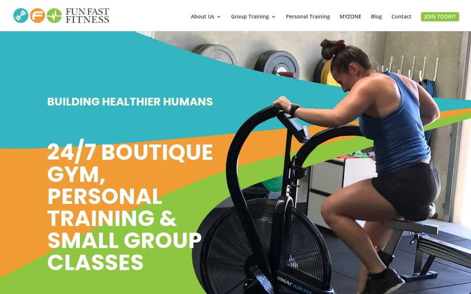 Fun Fast Fitness website