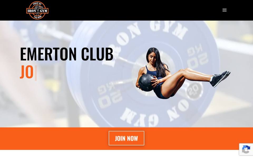 Iron Gym Emerton 24/7 website