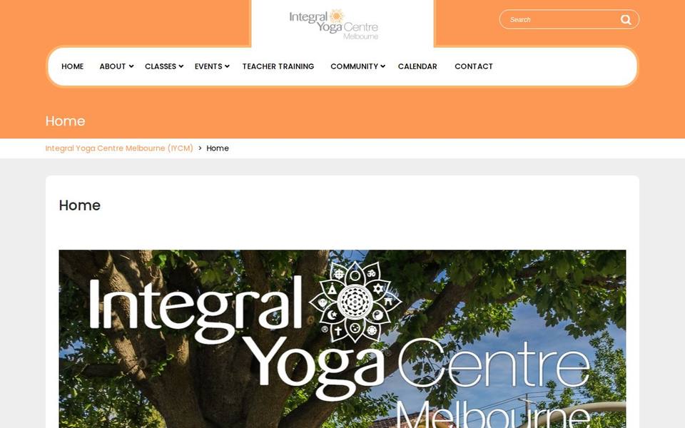 Integral Yoga Centre of Melbourne website