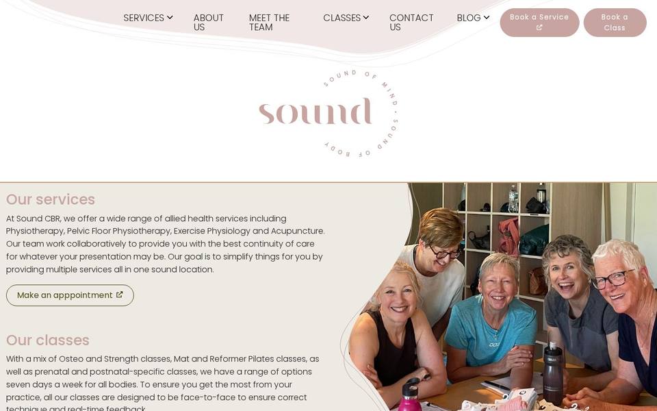 Sound CBR website