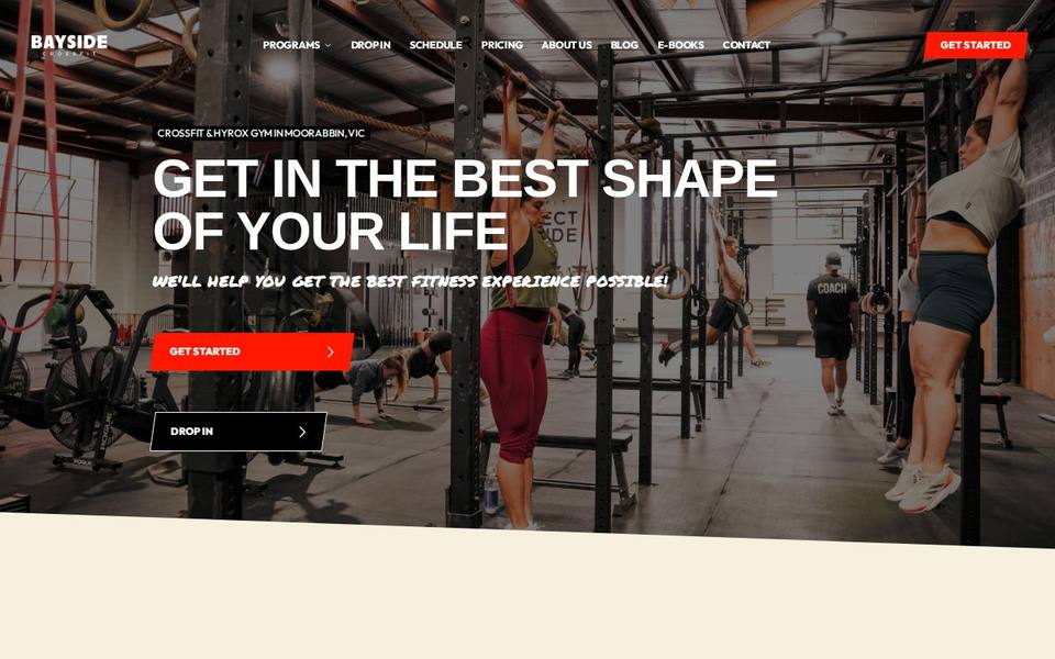 CrossFit Project Bayside website