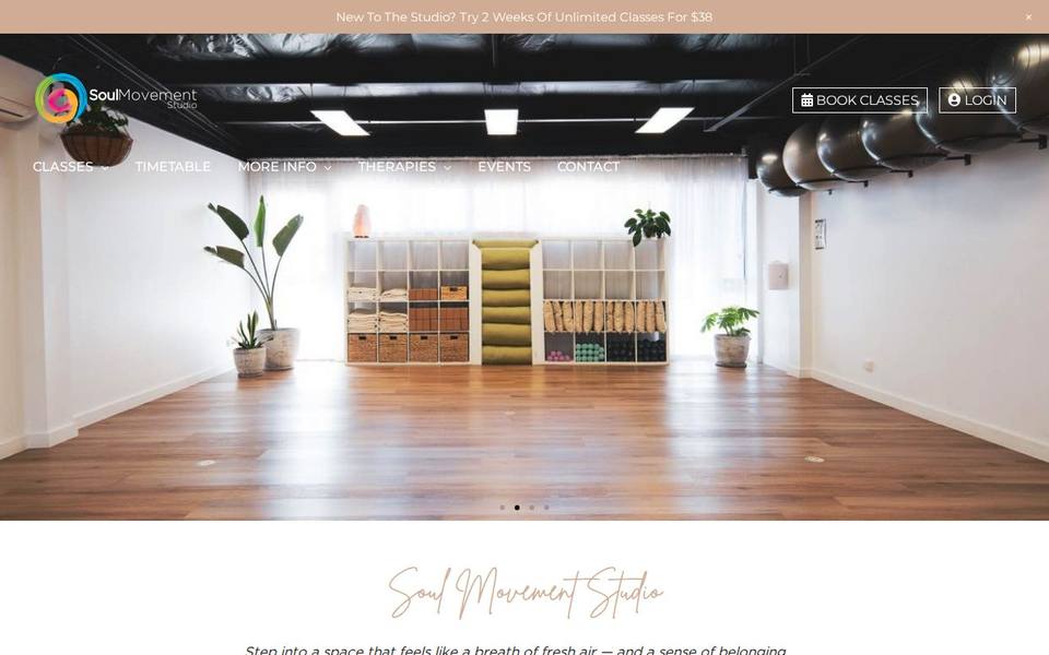 Soul Movement Studio website