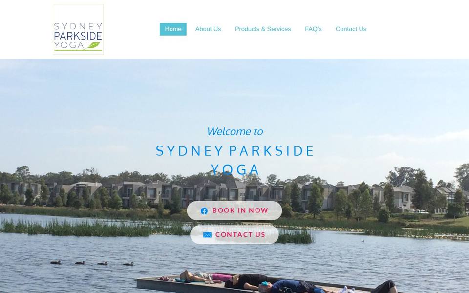 Sydney Parkside Yoga website