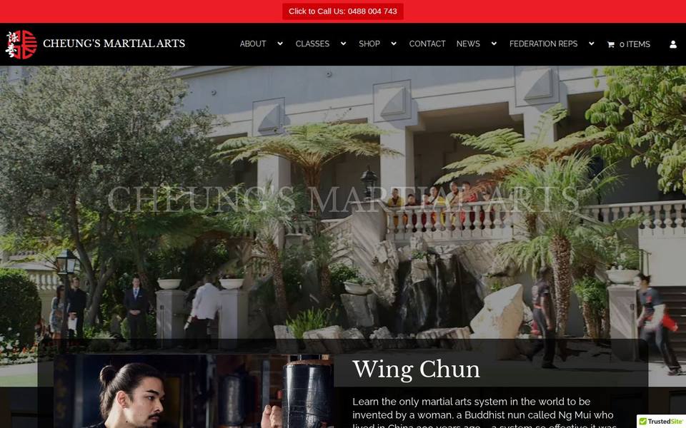 Cheung's Martial Arts Academy website