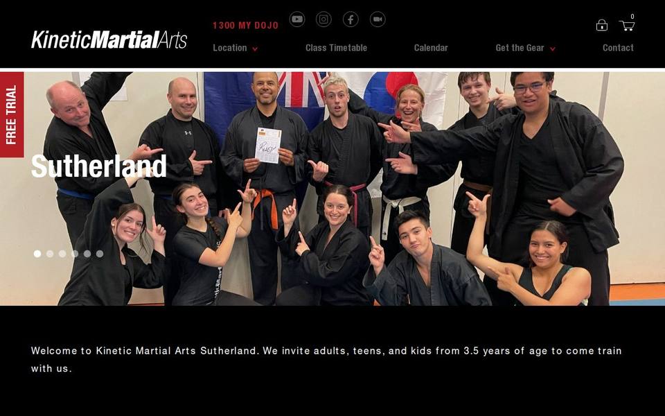 Kinetic Martial Arts website