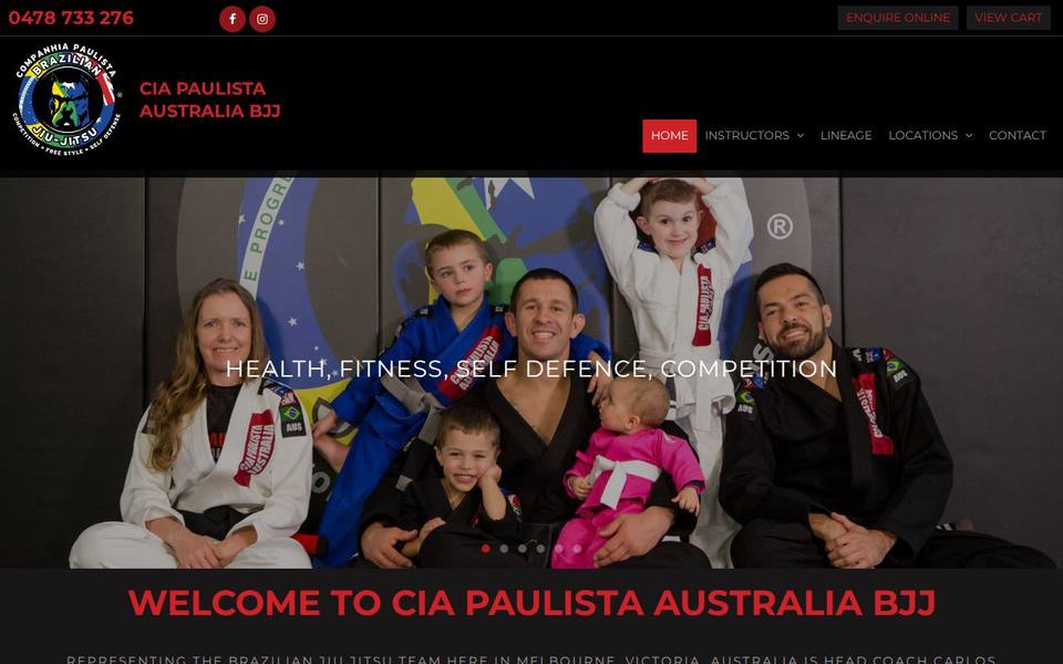 Cia Paulista Australia website
