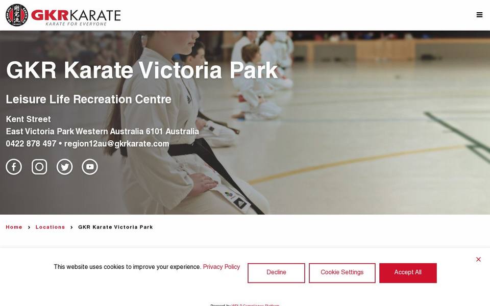 GKR Karate website