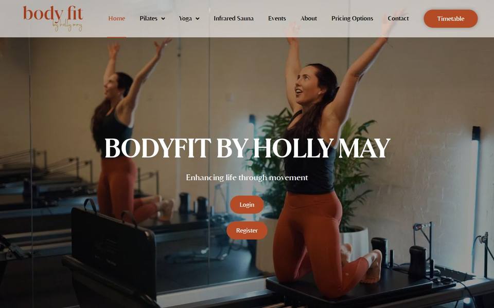 Bodyfit by Holly May website