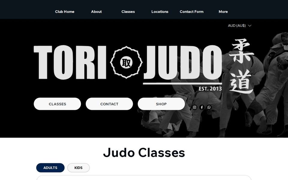 Tori Judo 取 柔道 website