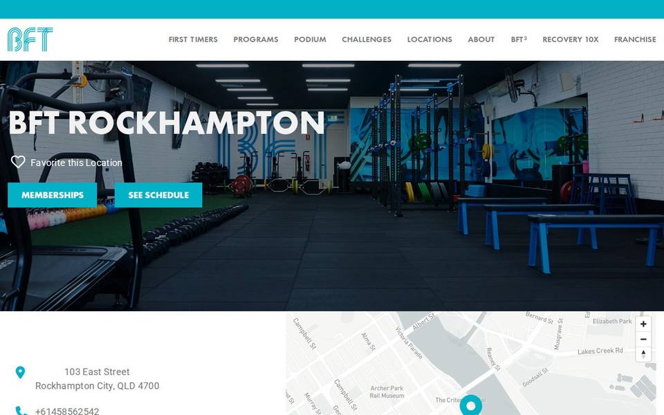 BFT Rockhampton website