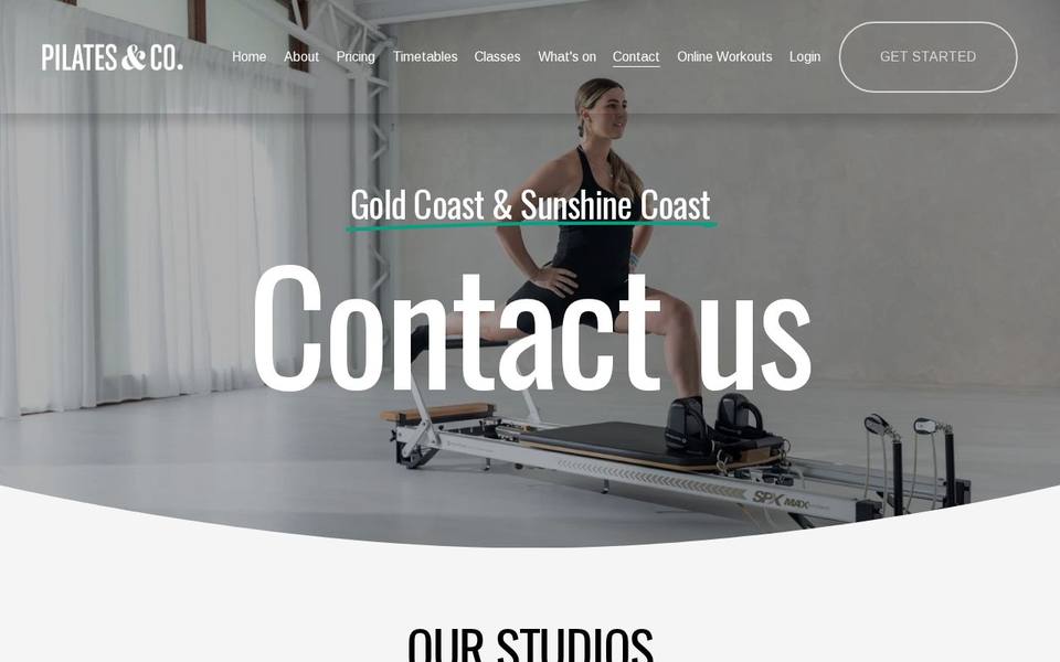 Rejuvenate Pilates and Coaching website