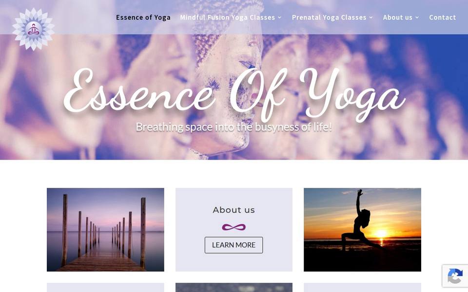 Essence Of Yoga website