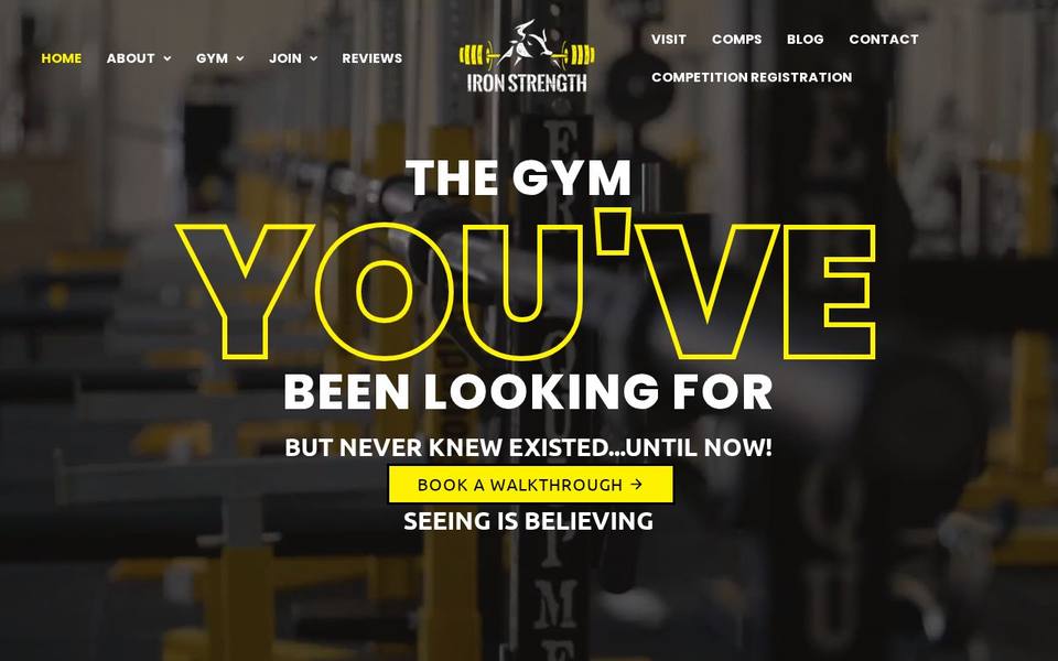 Iron Strength Power and Performance website