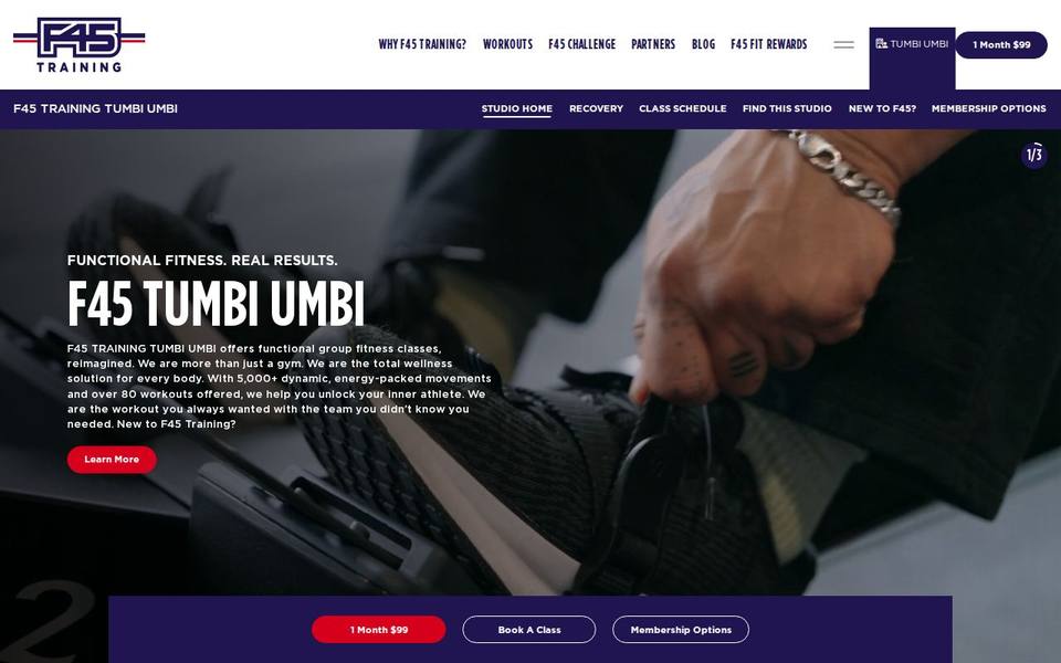 F45 Tumbi Umbi website