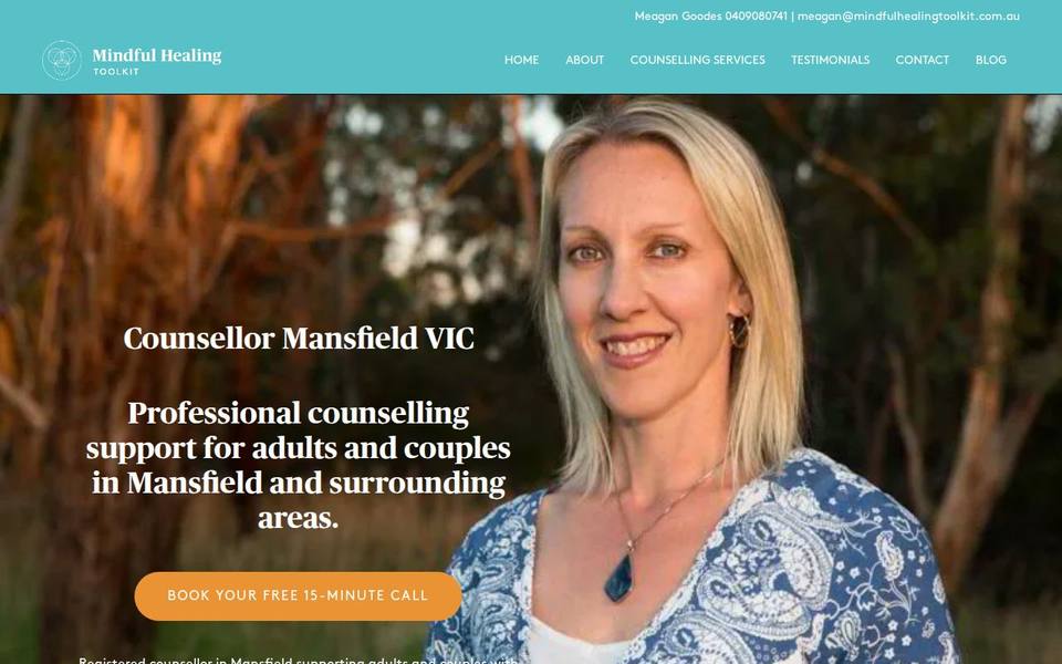 Mindful Healing Toolkit website