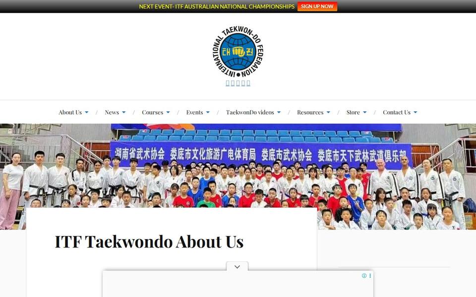ITF Taekwon-Do website