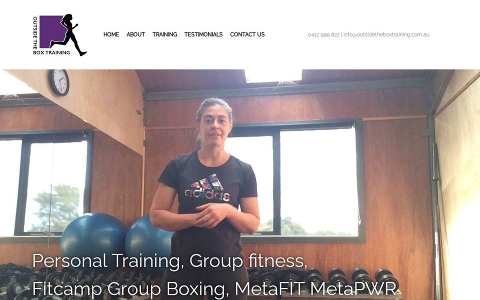 Outside The Box Training website