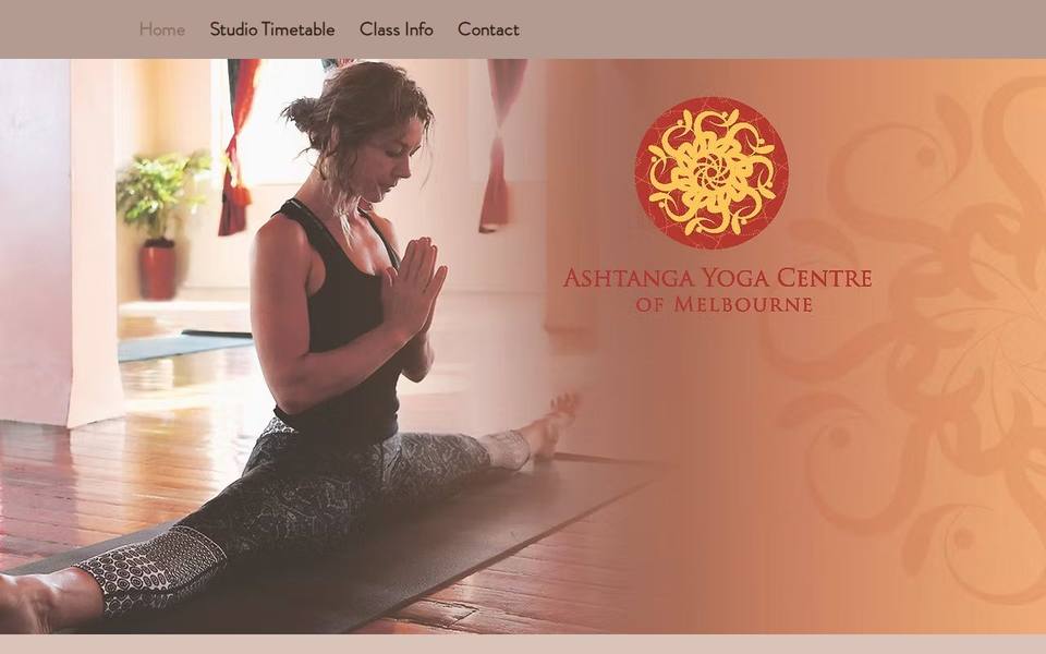 Ashtanga Yoga Centre of Melbourne website