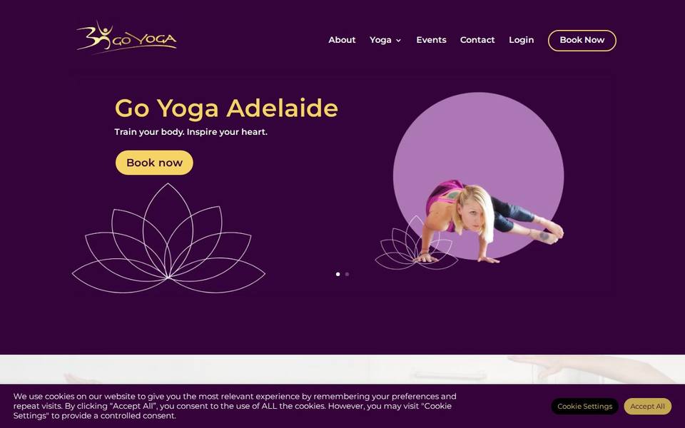 Go Yoga website