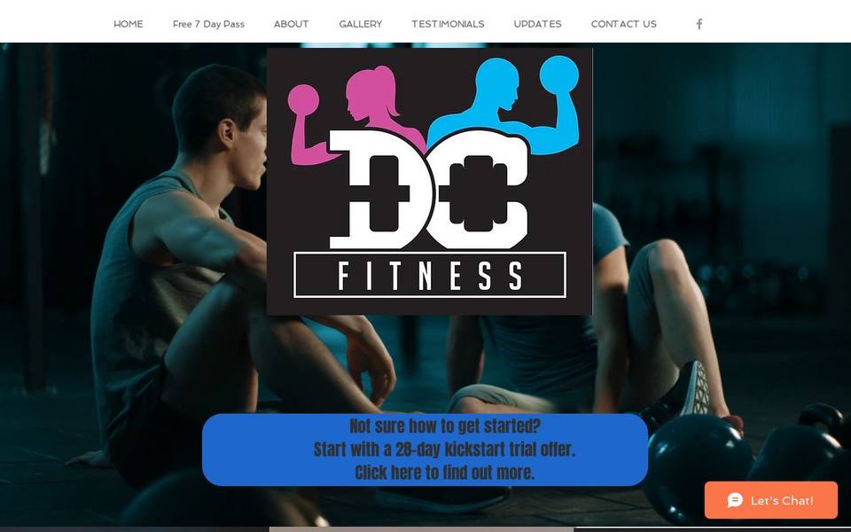 DC HIIT Fitness and Personal Training website