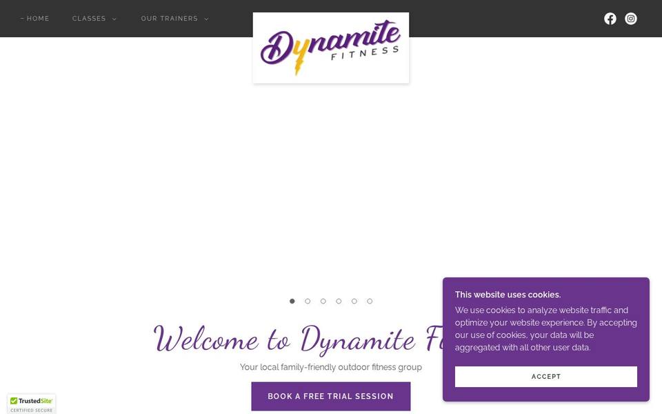 Dynamite Fitness Group website