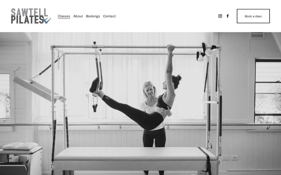 Sawtell Pilates website