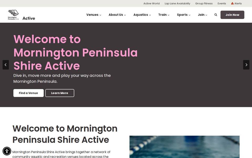 Pelican Park Recreation Centre website