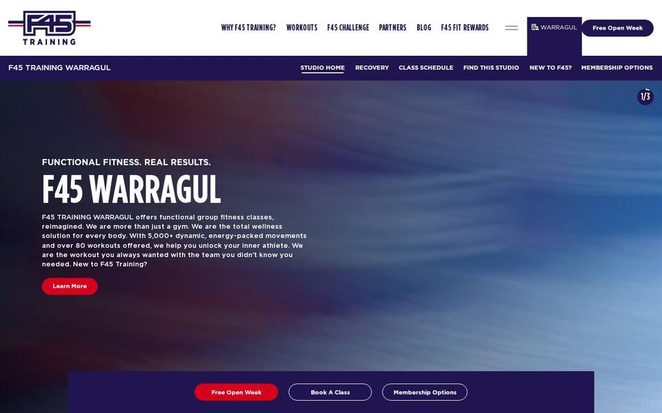F45 Warragul website