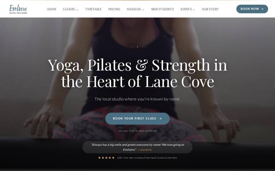 Evolvere website