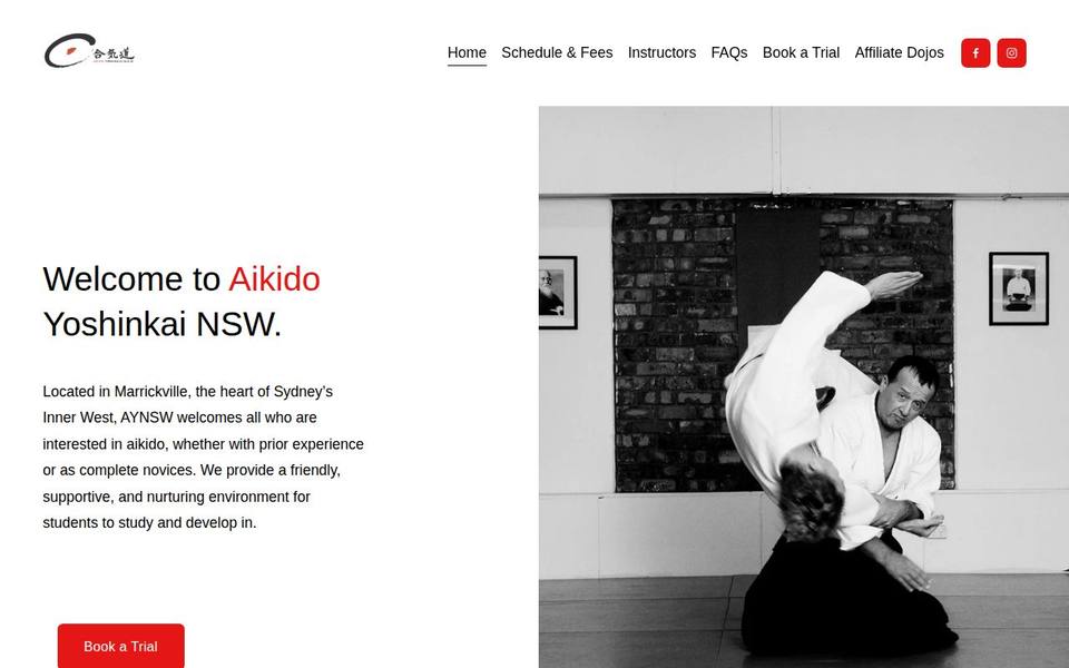 Aikido Yoshinkai NSW website