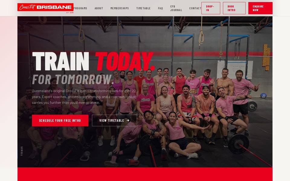 CrossFit Brisbane website