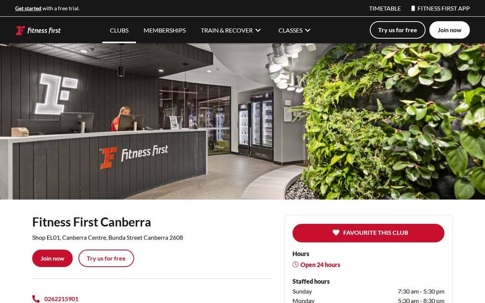 Canberra website