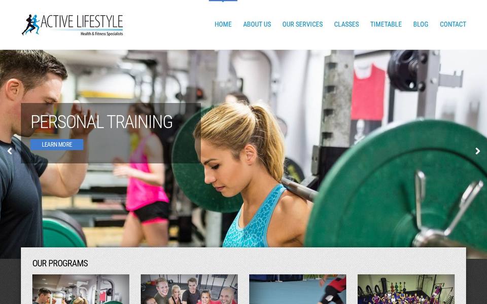 Active Lifestyle website