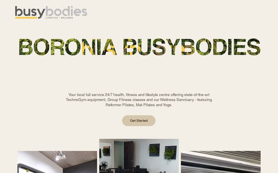 Busybodies Lifestyle and Wellness website