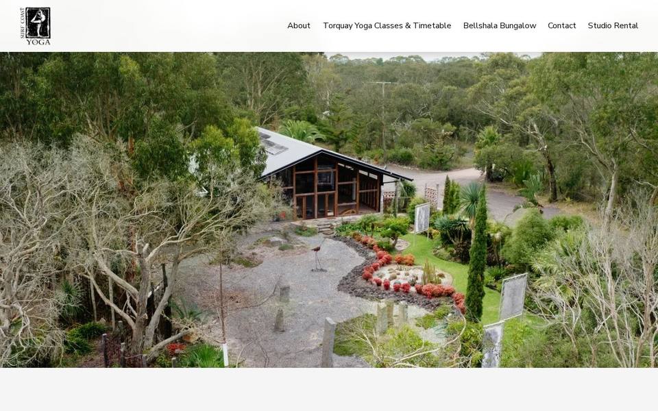 Surfcoast Yoga website