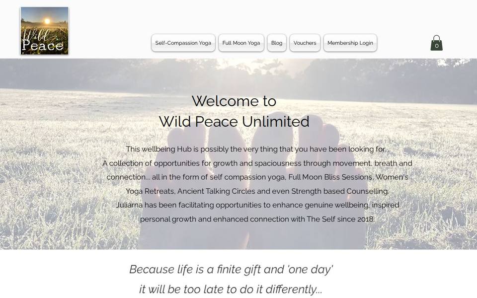 Wild Peace Unlimited website