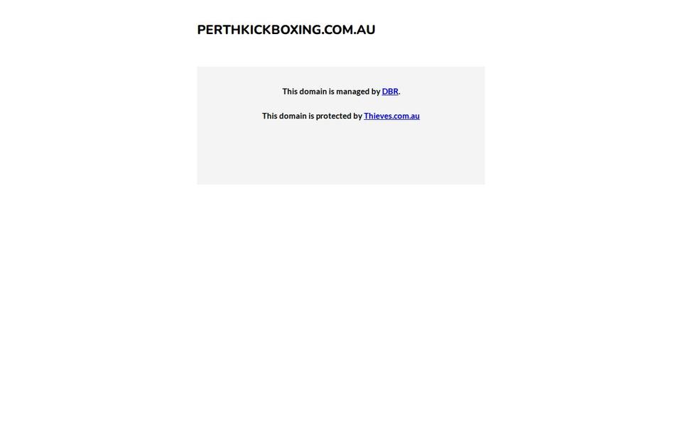 Perth Kickboxing Academy website