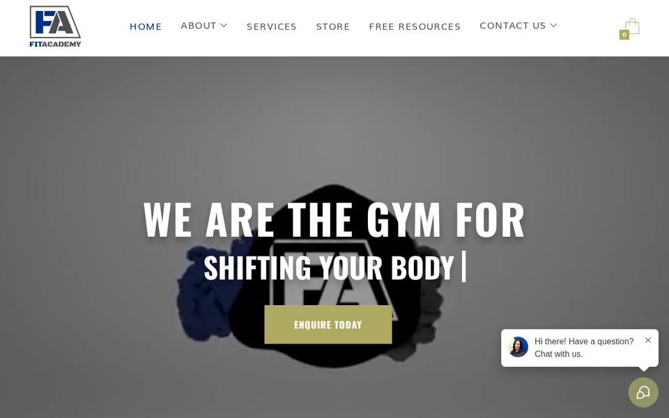 FIT Academy website