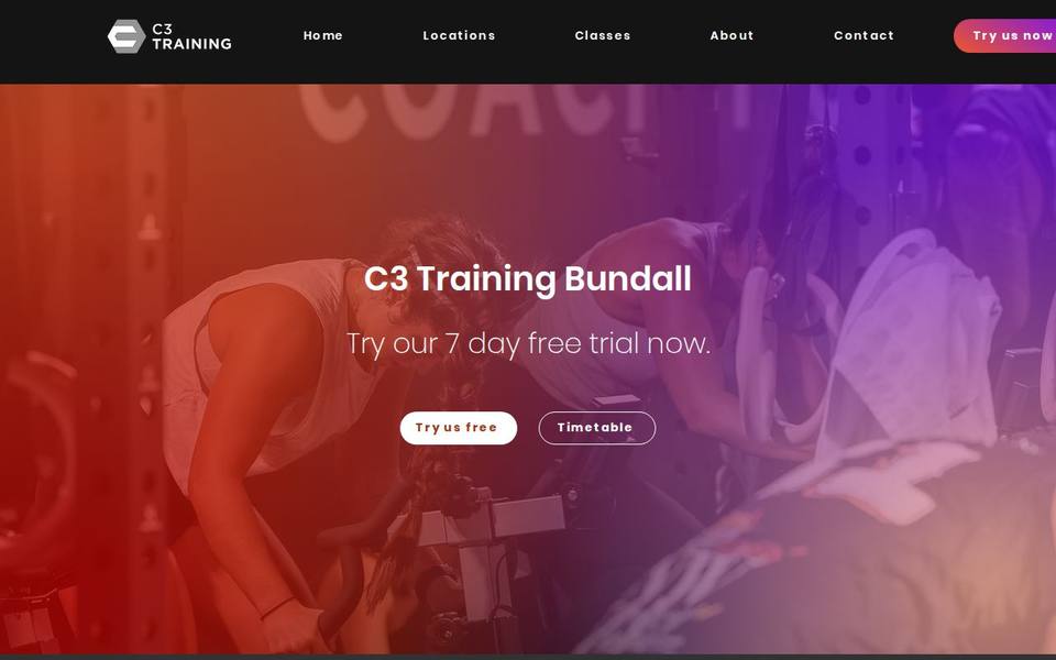 C3 Training Bundall website
