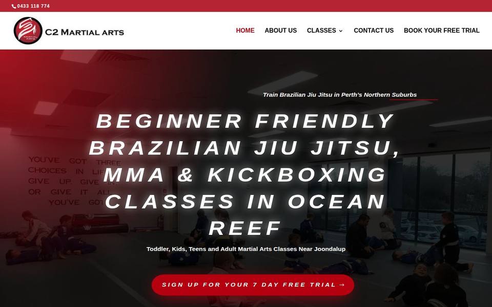 C2 Martial Arts website