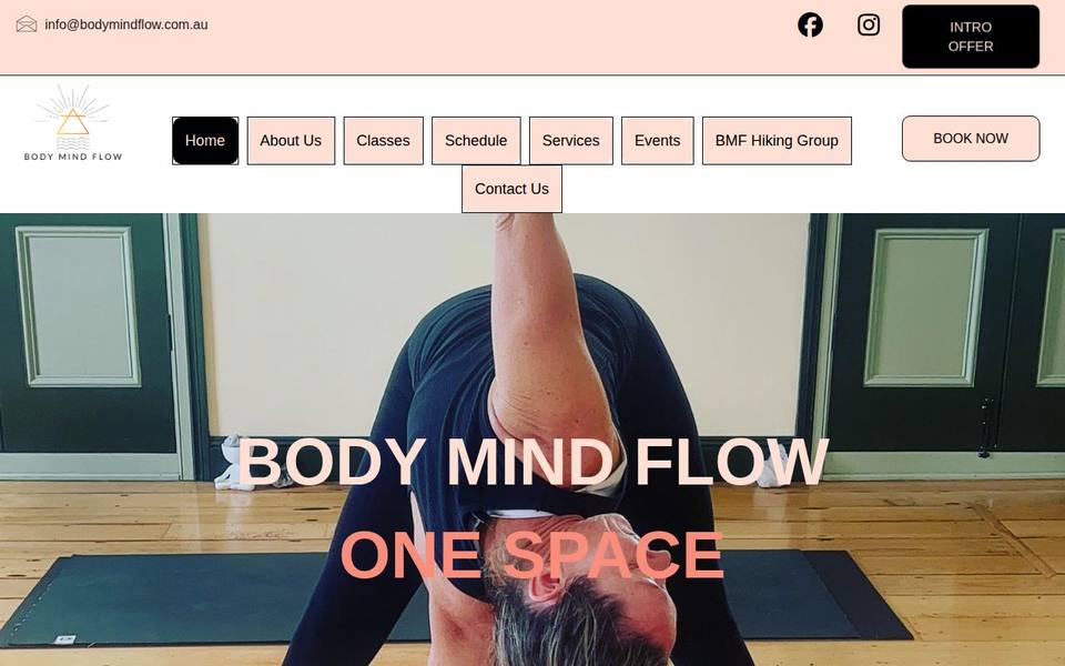 Body Mind Flow website