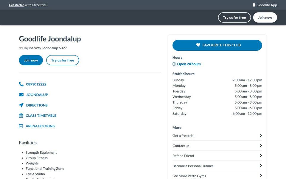 Joondalup website