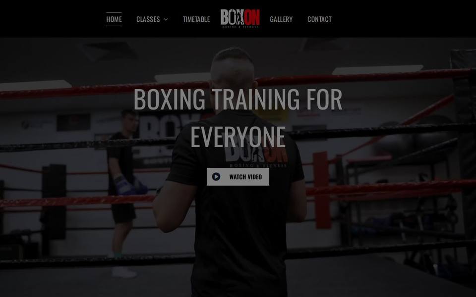 Box On website