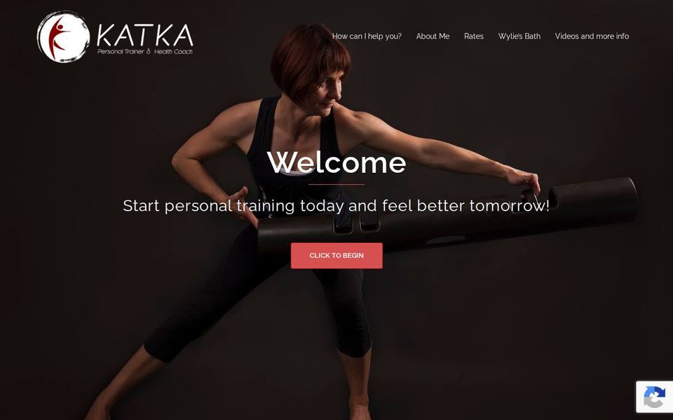 Katka's Personal Training website