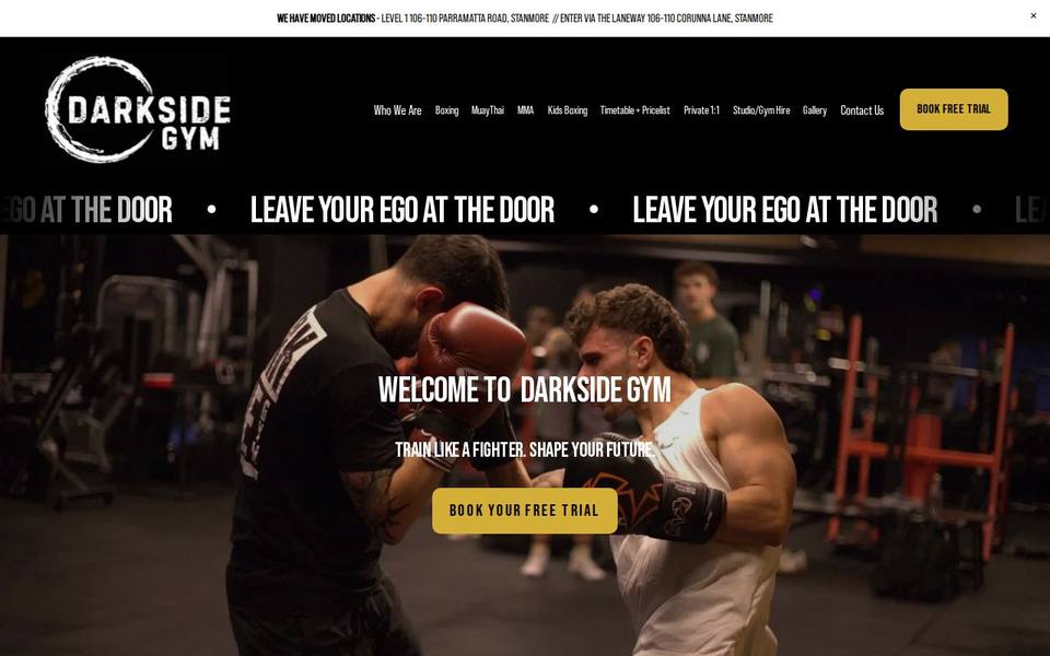 Darkside GYM website