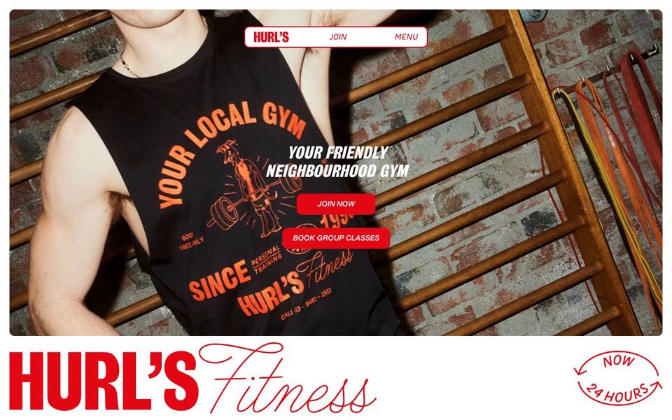 Hurl's Fitness website