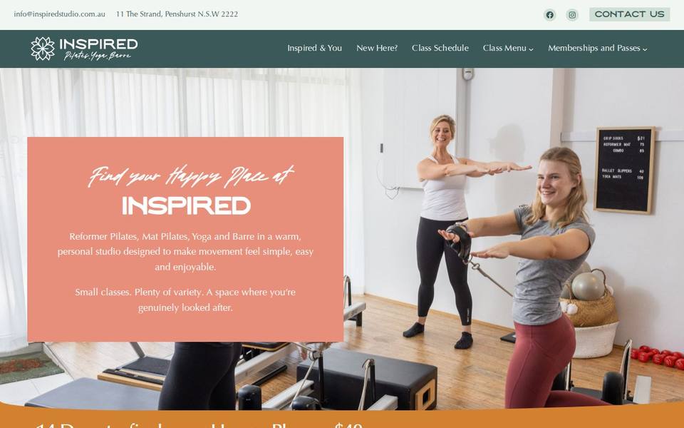Inspired website