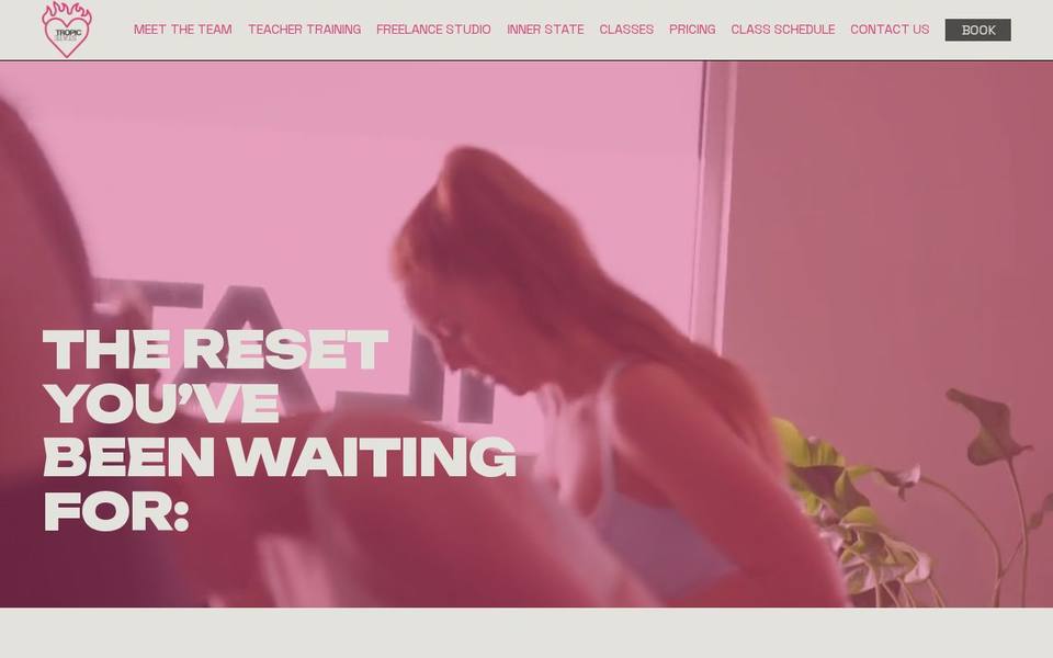Sundaze Pilates website