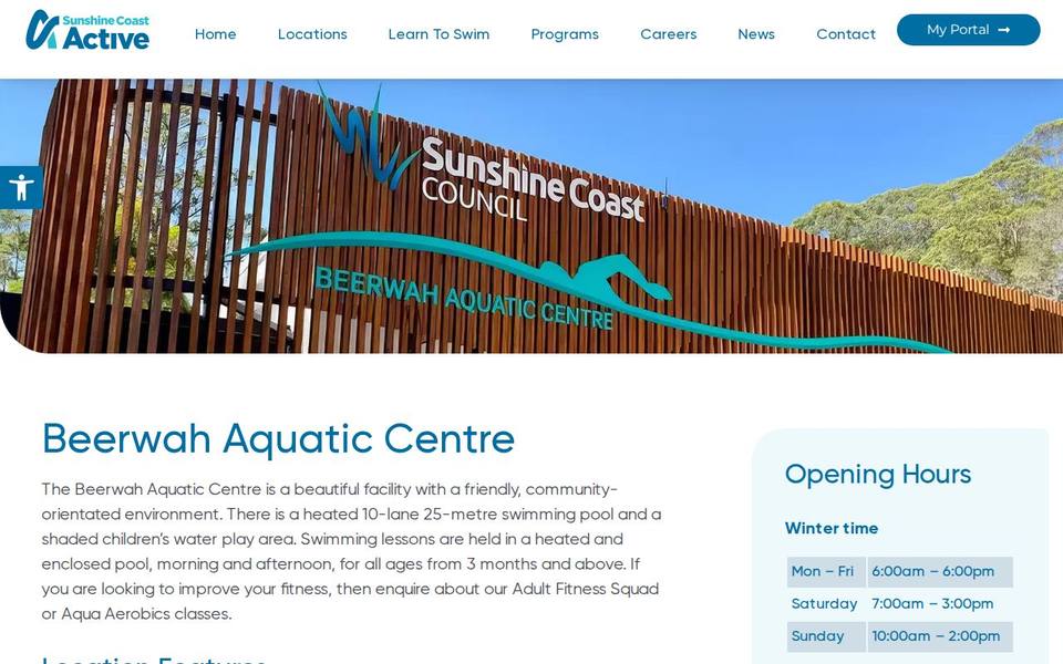 Beerwah Aquatic Centre website