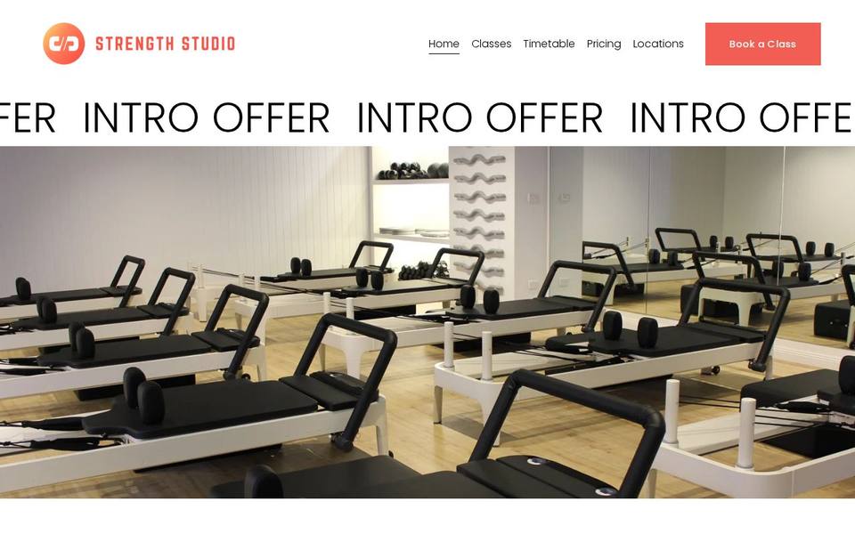 Strength Studio website